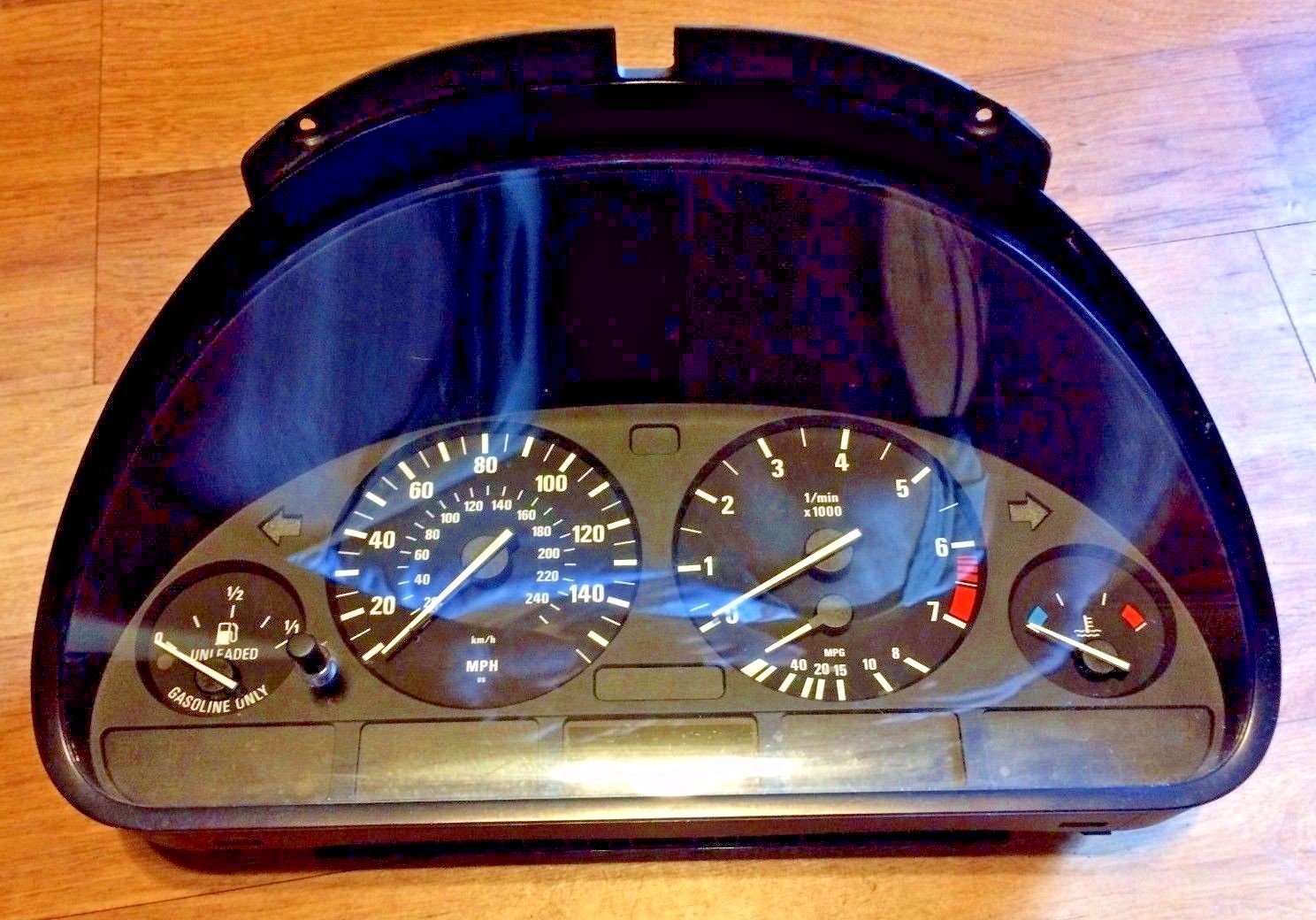For Parts Or Not Working 0103 Bmw E39 525i 530i Instrument Cluster