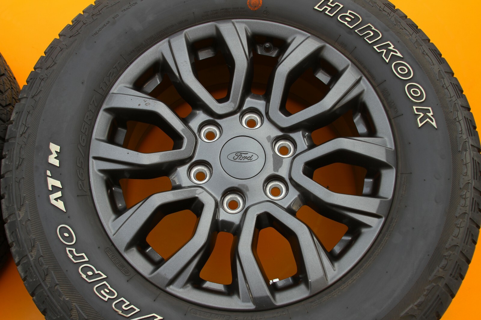 Used Ford Ranger 2019-2020 Charcoal 17" Oem Set Of 4 Wheels Rims Tires