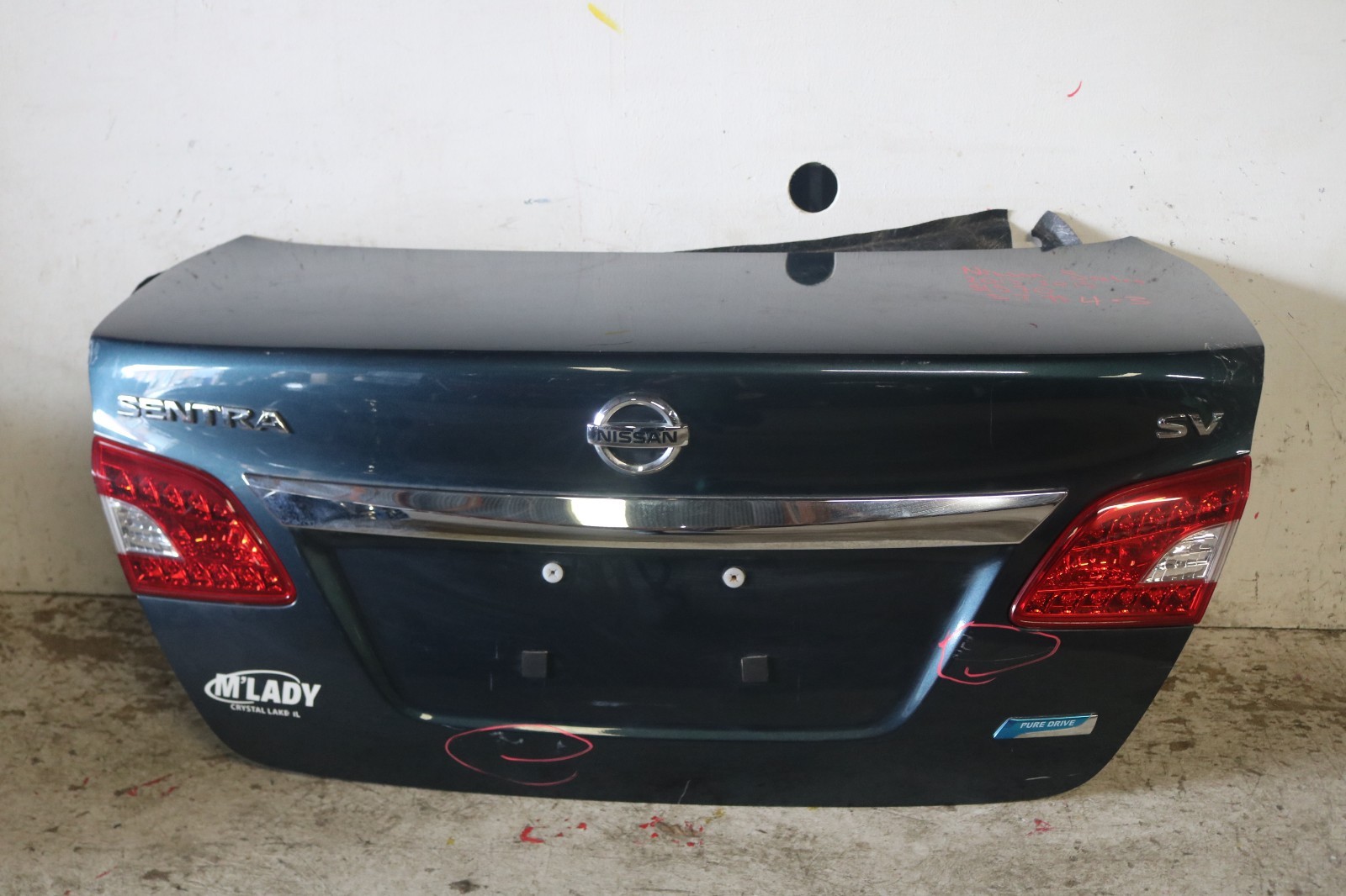 Used Nissan Sentra Trunk Lids And Related Parts For Sale