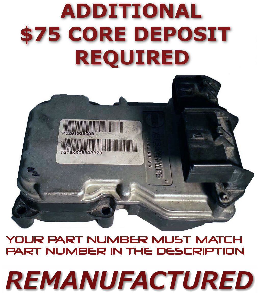 Remanufactured Reman 19981999 0 2001 Dodge Durango Abs Pump Control