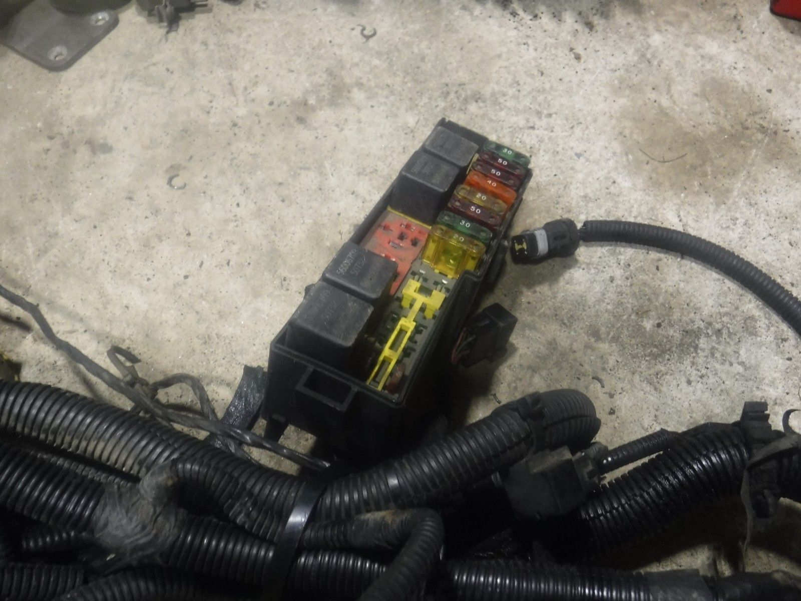 JEEP WRANGLER YJ 1994-1995 2.5 5 SPEED MANUAL ENGINE WIRING HARNESS SEE AD