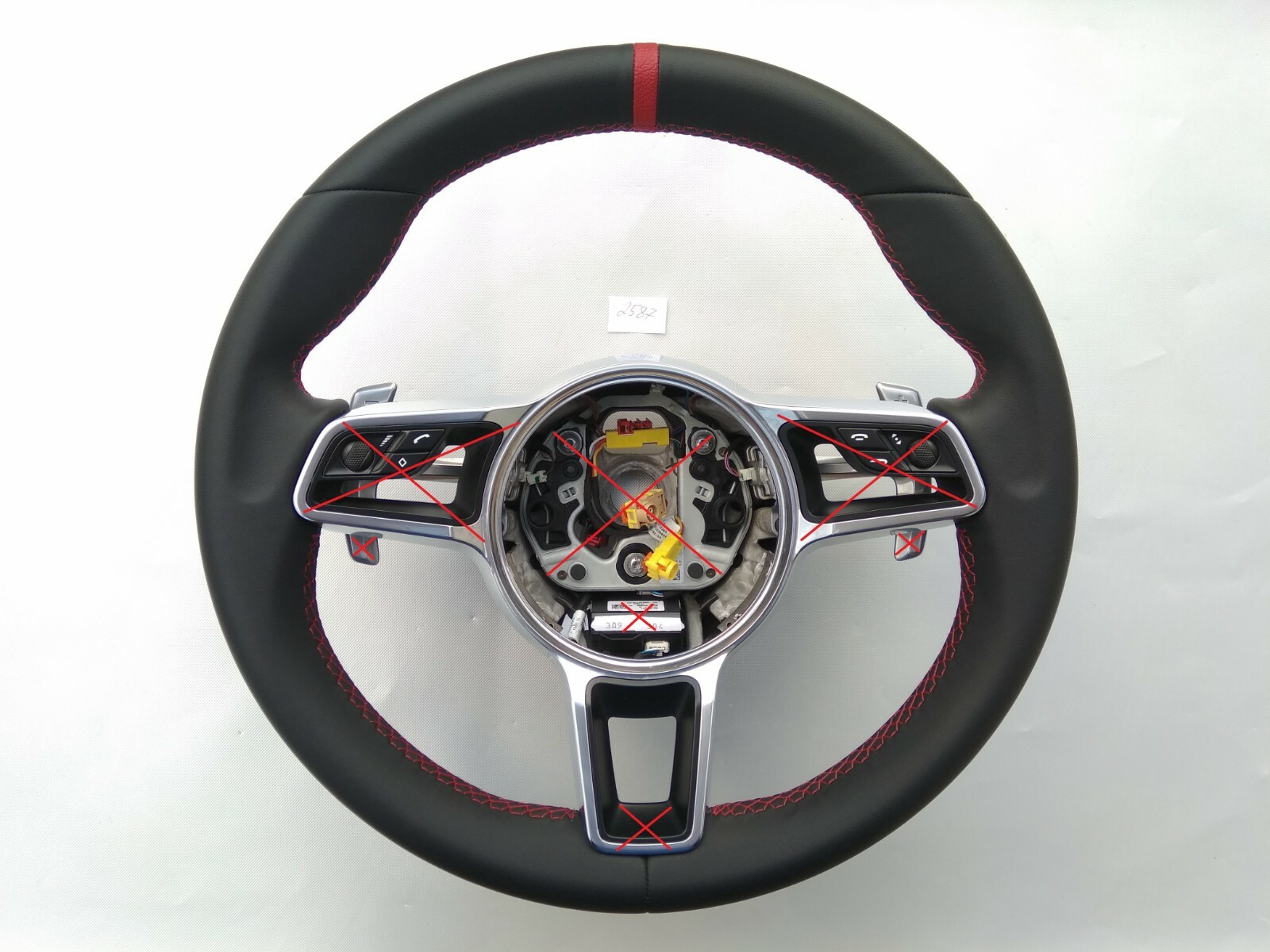 Used Porsche 911 Boxster Cayenne Macan Panamera Nappa Steering Wheel