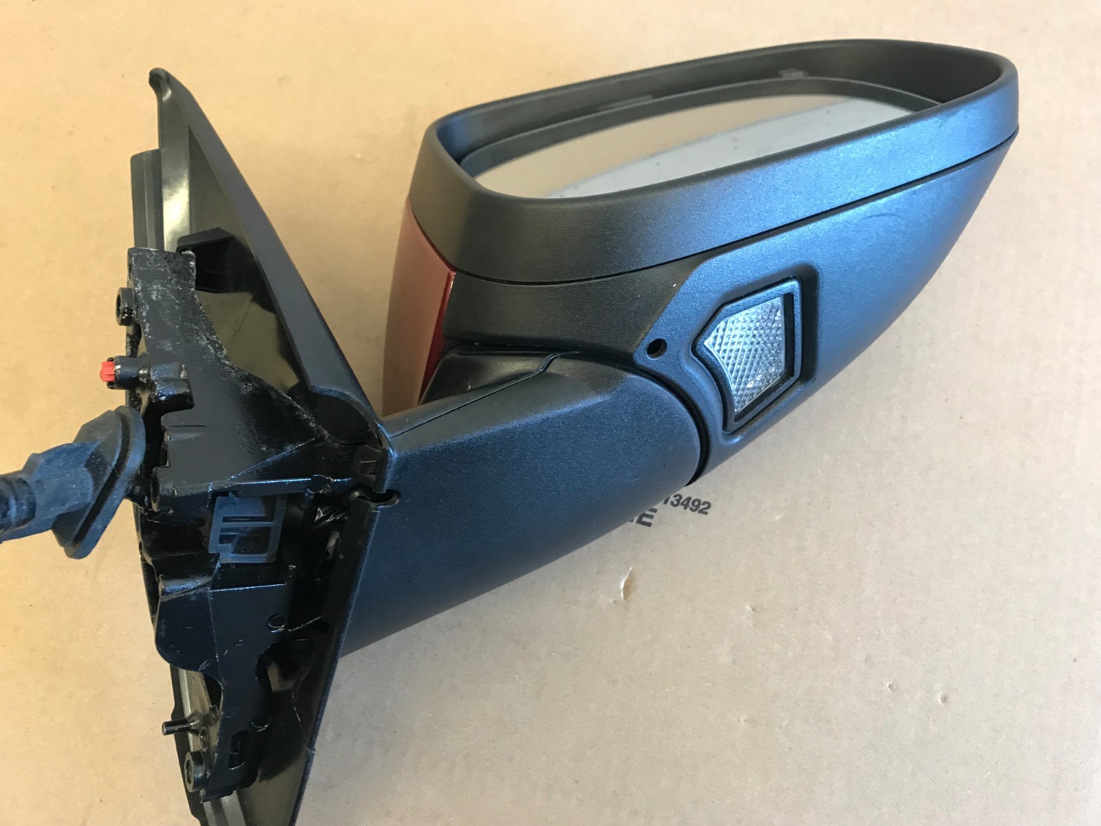 Used 1116 Volvo S60 V60 Right Passenger Side View Mirror 702 Red