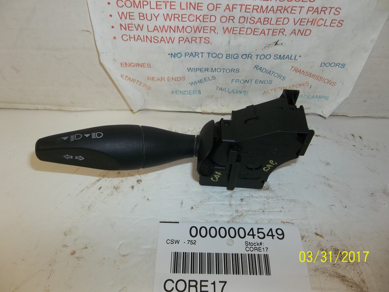 Used 20042007 Ford Focus Turn Signal Switch Assembly Oem for Sale