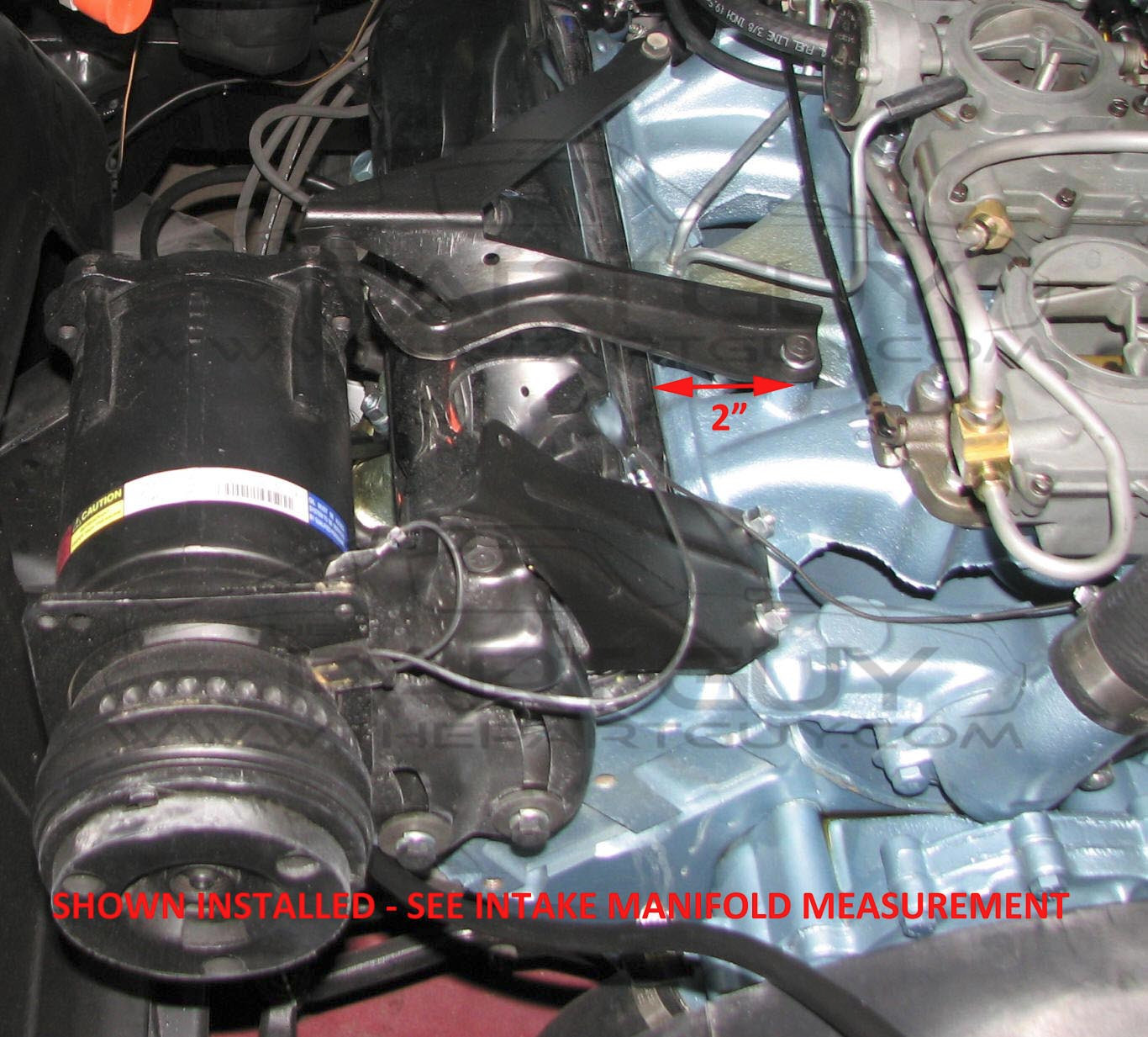 Remanufactured 7072 Pontiac A/c Compressor Mount Brackets Ac Air