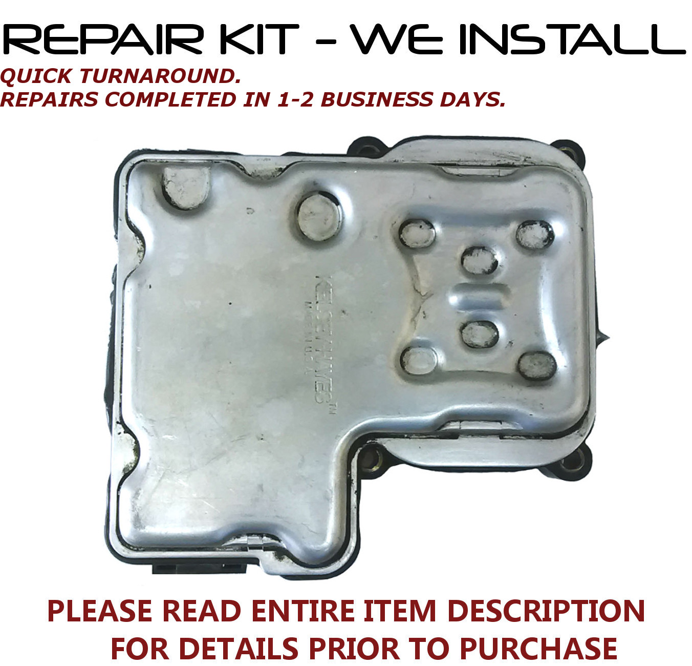 Remanufactured Repair Kit 19982005 Gmc Safari Abs Pump Control Module