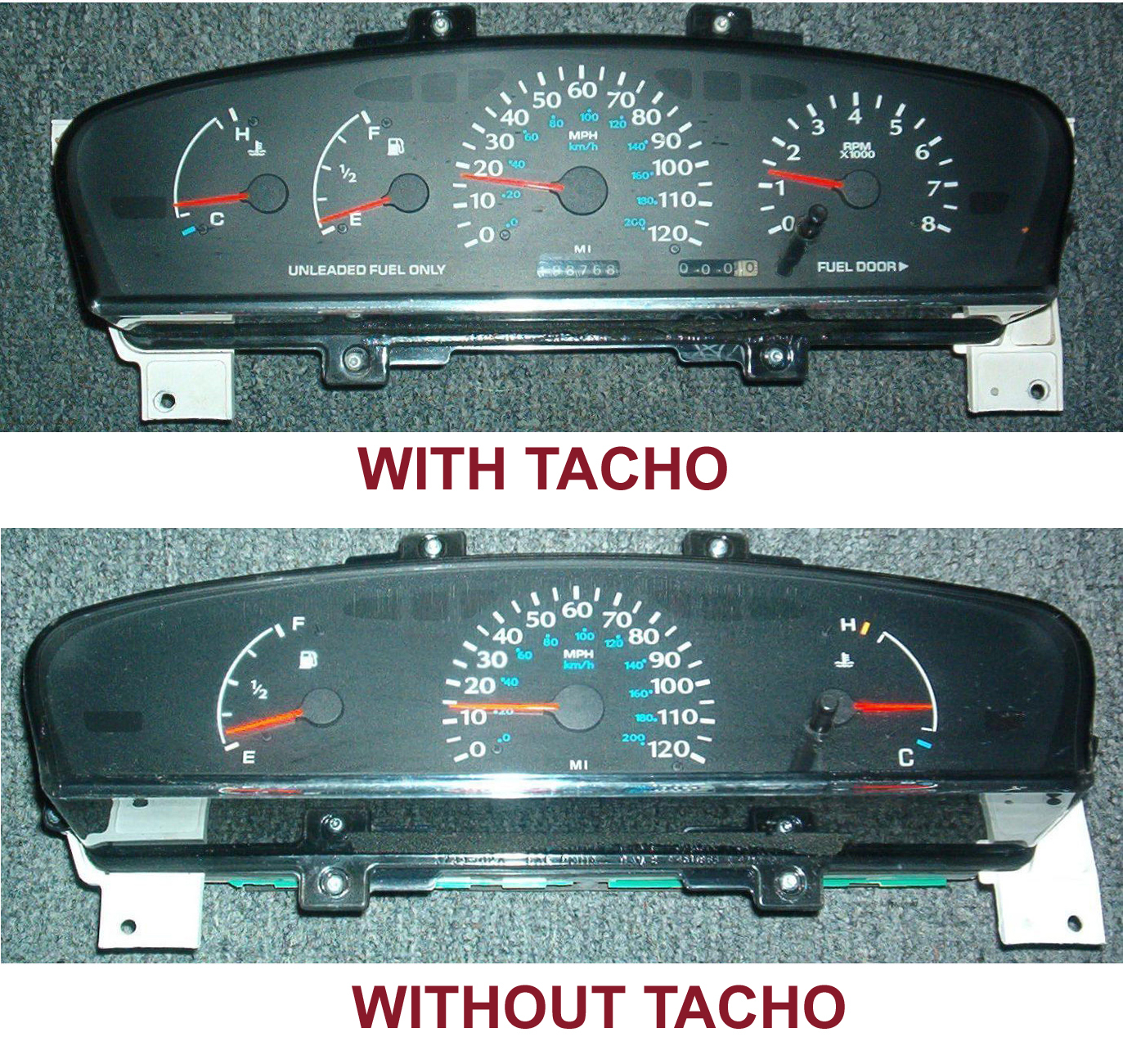 Remanufactured Repair Service Dodge Plymouth Neon Instrument Cluster 95
