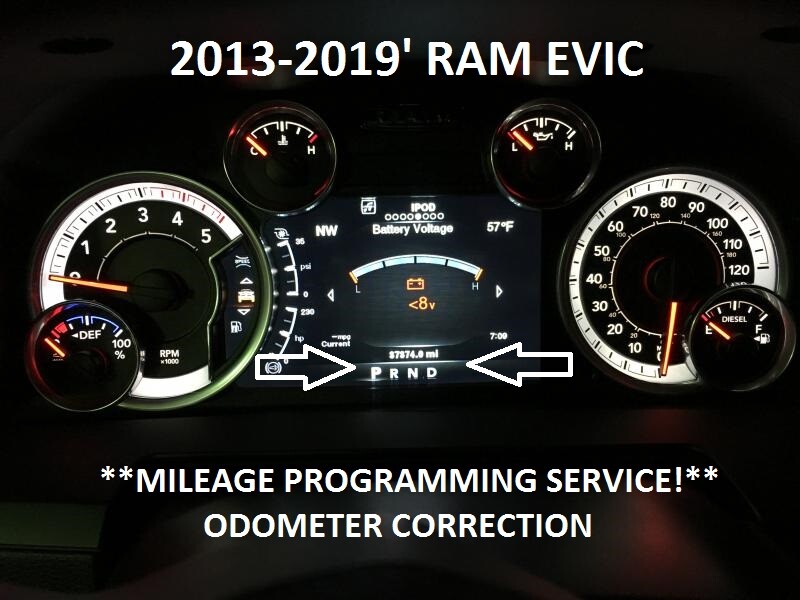 Remanufactured Dodge Ram Evic 7" Display Speedometer Instrument Cluster