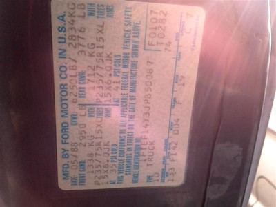 Used 1987-1993 Ford F150 Manual Transmission 4 Speed Warner T-18 4x4