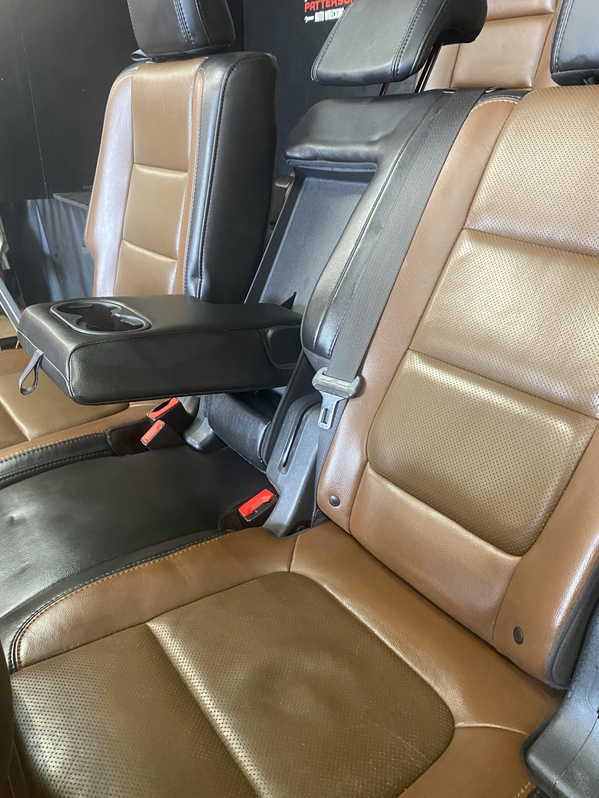 Used 2013 Ford Explorer Set Of Front 2nd 3rd Row Of Seats Black/brown Leather Cq for Sale