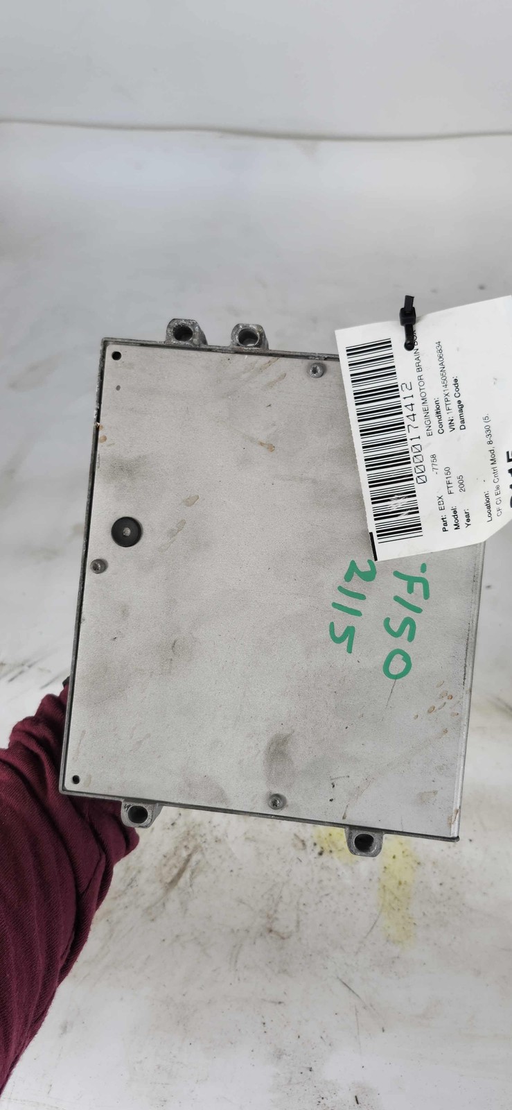 Used 2005 Ford Pickup F150 Engine/motor Brain Box 4x4 Id 5l3a-ame Oem ...