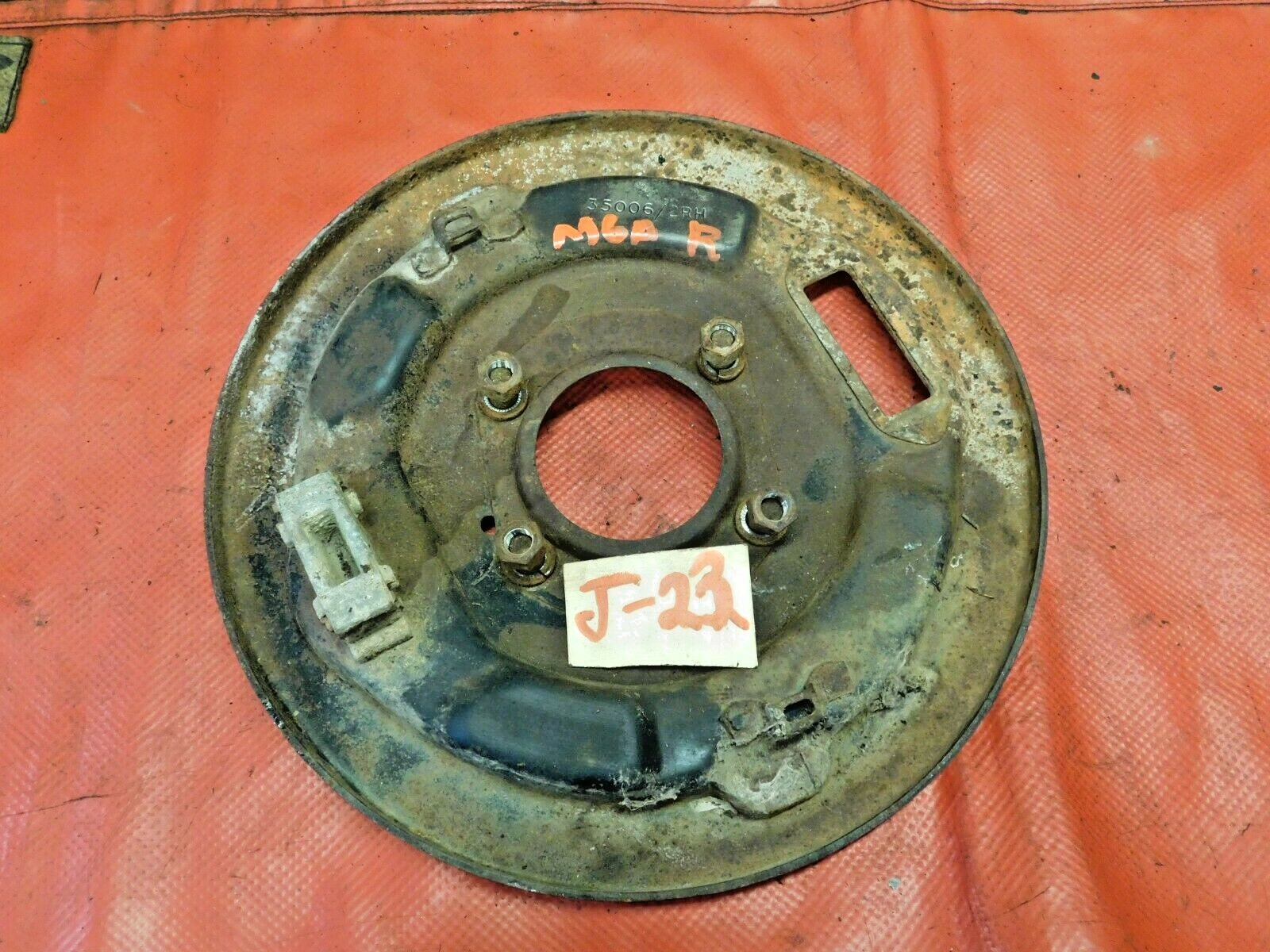 Used Mga Rear Brake Backing Plate & Abutment, Right Side, 35006/2rh