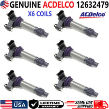 GENUINE ACDelco x6 Ignition Coils For 2007-2019 Cadillac Chevrolet GMC, 12632479