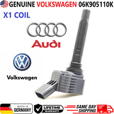 OEM VW x1 Ignition Coil For 2013-2020 Volkswagen Audi 1.4L 1.8L 2.0L, 06K905110K