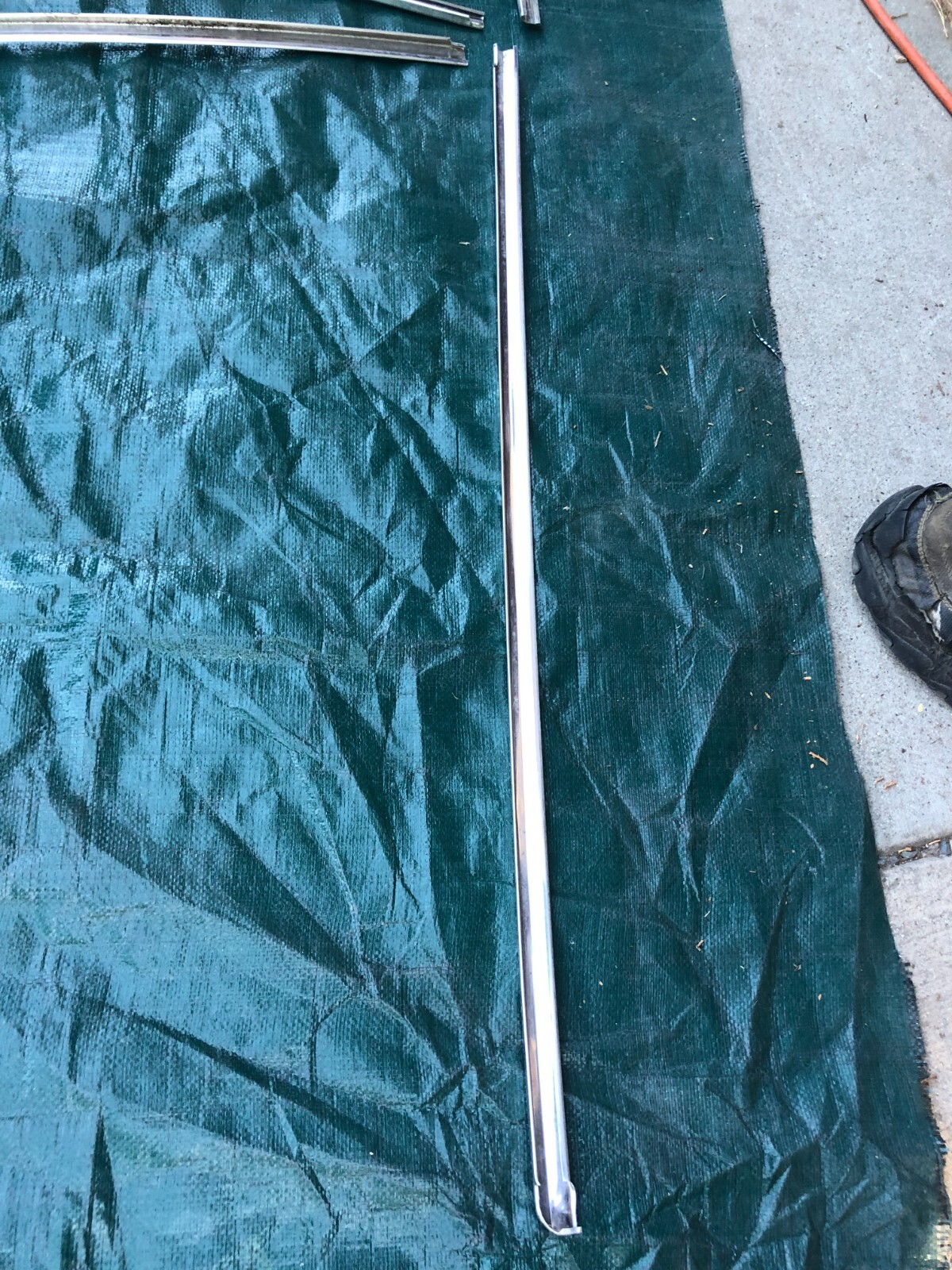 Used 1967 Ford Galaxie 500 Rear Window Moulding Chrome Trim for Sale