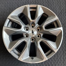 2020 Chevrolet GMC Machined Grey Silverado 1500 Pickup OEM Wheel Factory 5916