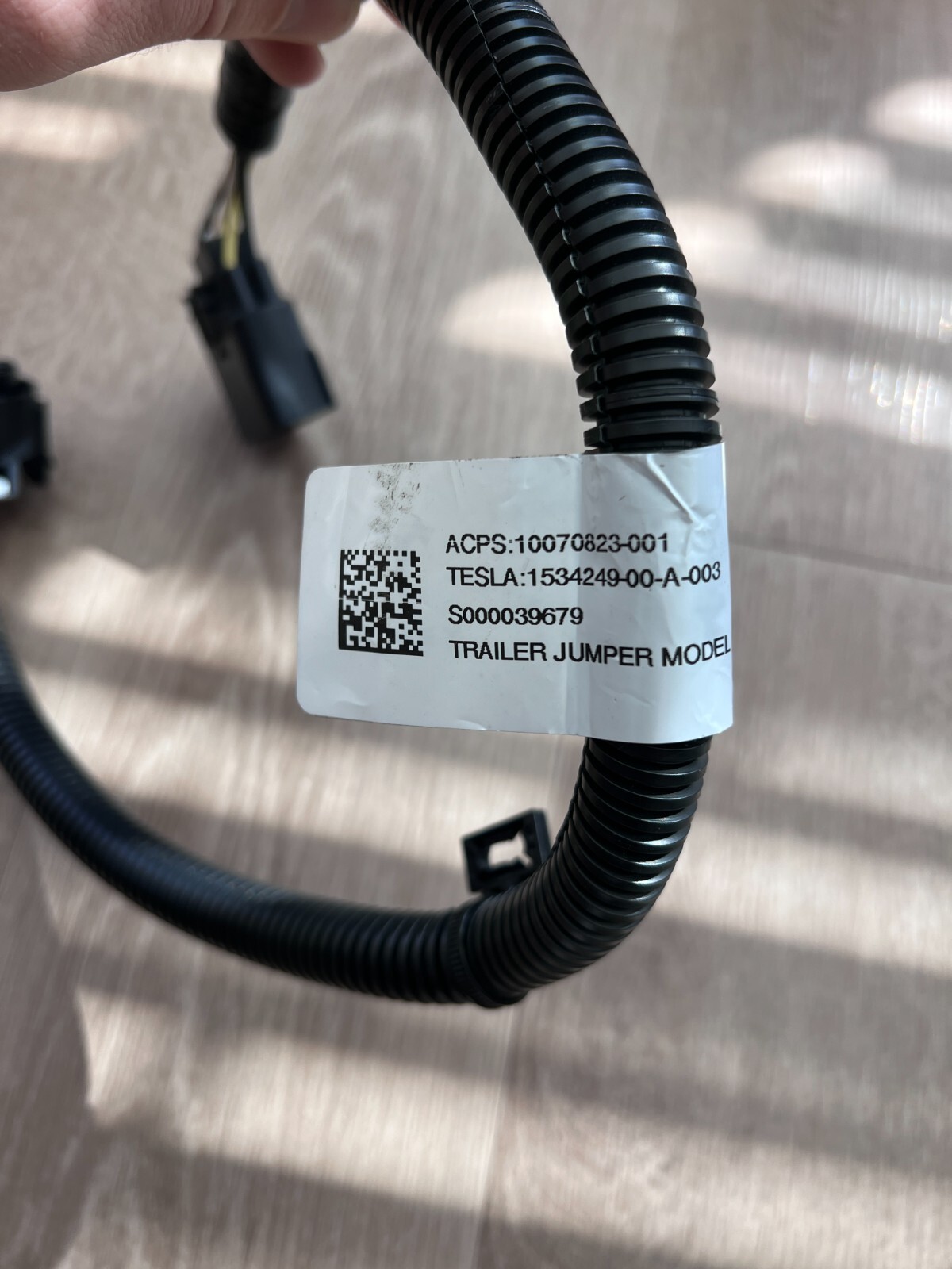 Used Oem Genuine Tesla Model Y 1 Gen Towing Hitch Wire Harness + 7pin