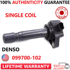 Single OEM DENSO Ignition Coil For 2006-2011 Honda Civic 1.8L I4, 30520-RNA-A01