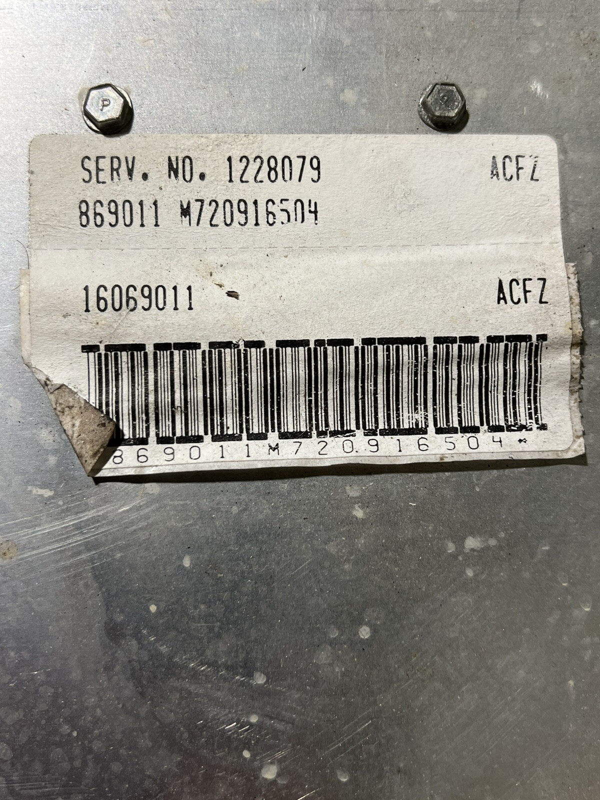 Used 1228079 Chevy Camaro Or Pontiac Firebird 1984-1987 Ecm Ecu ...