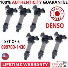 2015 x6 OEM DENSO Ignition Coils For Chevrolet Buick Pontiac GMC, 099700-1430