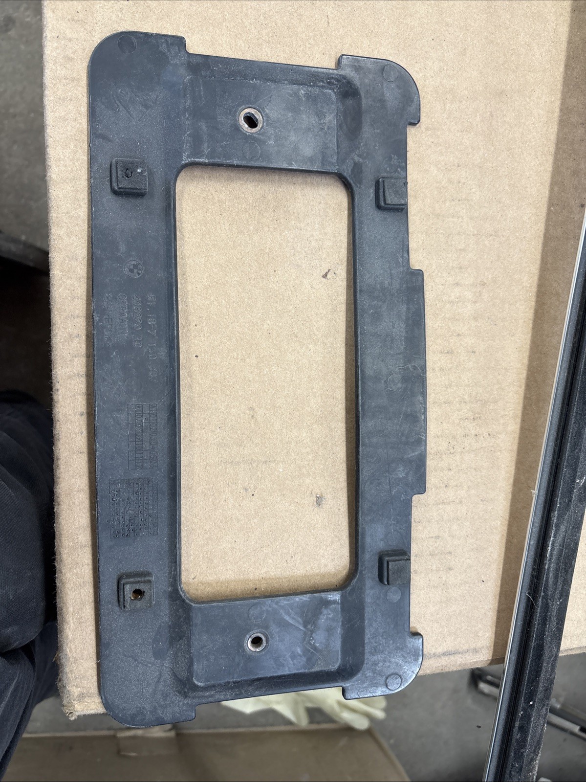 Used Bmw Mini Rear License Plate Bracket Mount Genuine Oem 2000-2021 ...