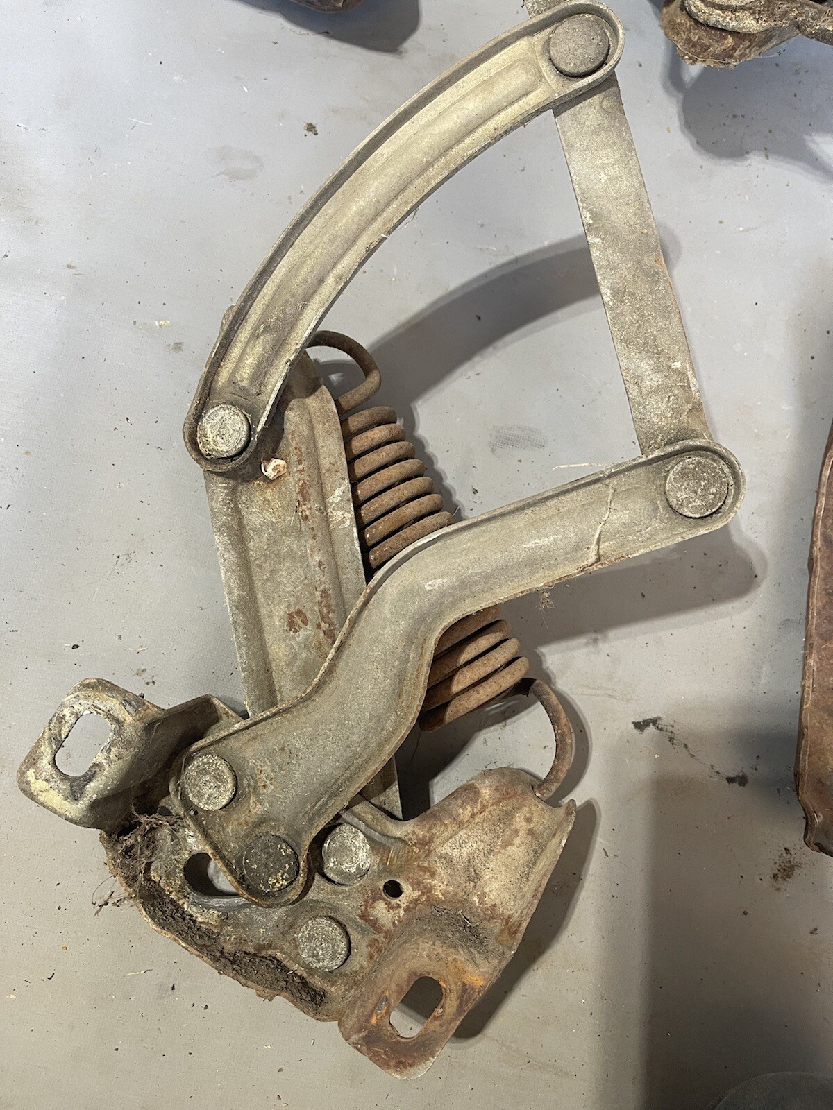 Used 1962 Chevrolet Impala Ss Hood Hinges Belair Biscayne Chevy Fender Bracket 1962 Oe for Sale