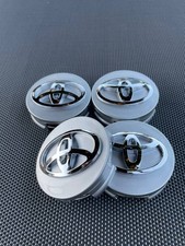 4x TOYOTA 62mm Silver Wheel Center Caps, Camry Avalon RAV4 C-HR PriusVS Corolla
