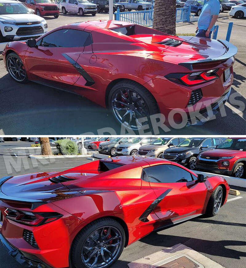 New Carbon Flash Z51 Low Profile Style Rear Spoiler For 20202024