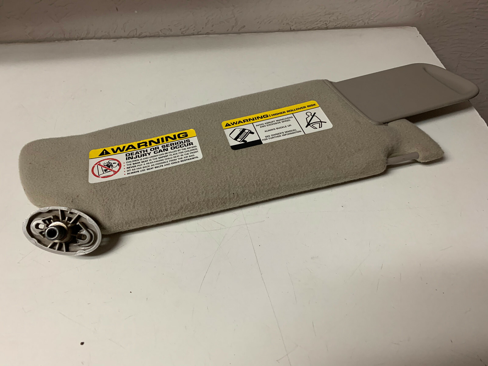 Used 9904 Jeep Grand Cherokee Left Driver Sun Visor Gray for Sale