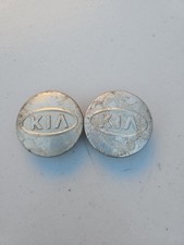 KIA OEM WHEEL CENTER CAP 52960-2F000/100 SILVER FINISH CHROME LOGO