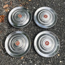 1963-1965 AMC Rambler Set Of 4 Dog Dish Poverty Wheel Covers Hubcaps 10”