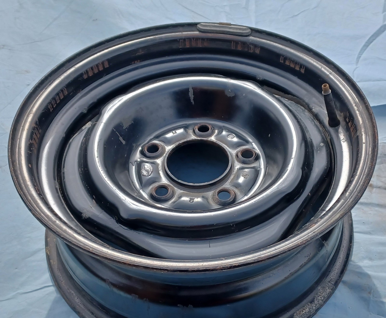 Used 1977-1980's Oem 15x6 Jj Gm Ya Code Steel Wheel Rim 5x5 Bp Chevy ...