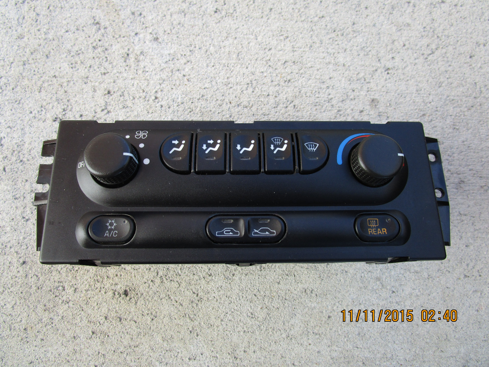 Used 1998 2002 Oldsmobile Intrigue A/c Heater Climate Temperature