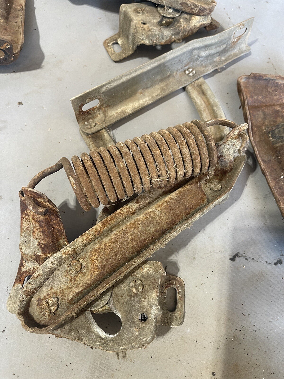 Used 1962 Chevrolet Impala Ss Hood Hinges Belair Biscayne Chevy Fender Bracket 1962 Oe for Sale