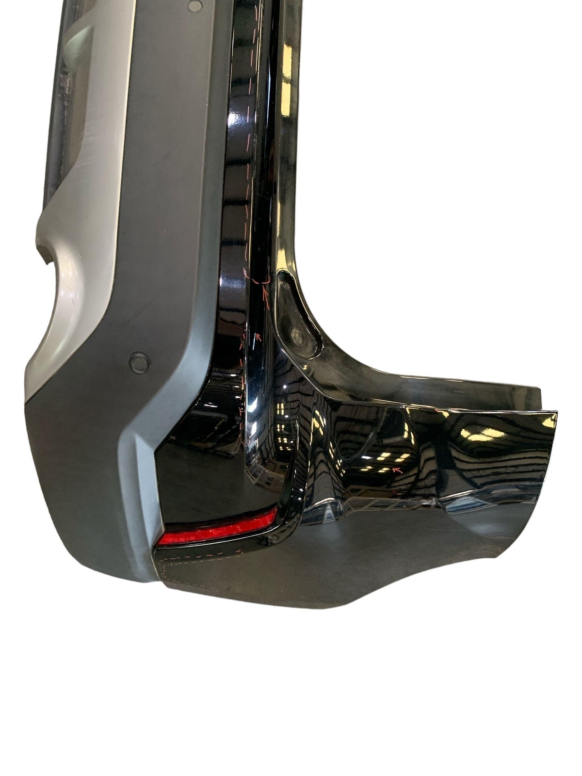 Munirater Front Upper Bumper Cover For 2019-2024 Ford Edge - Primed, No Park Assist Cutouts-1353882