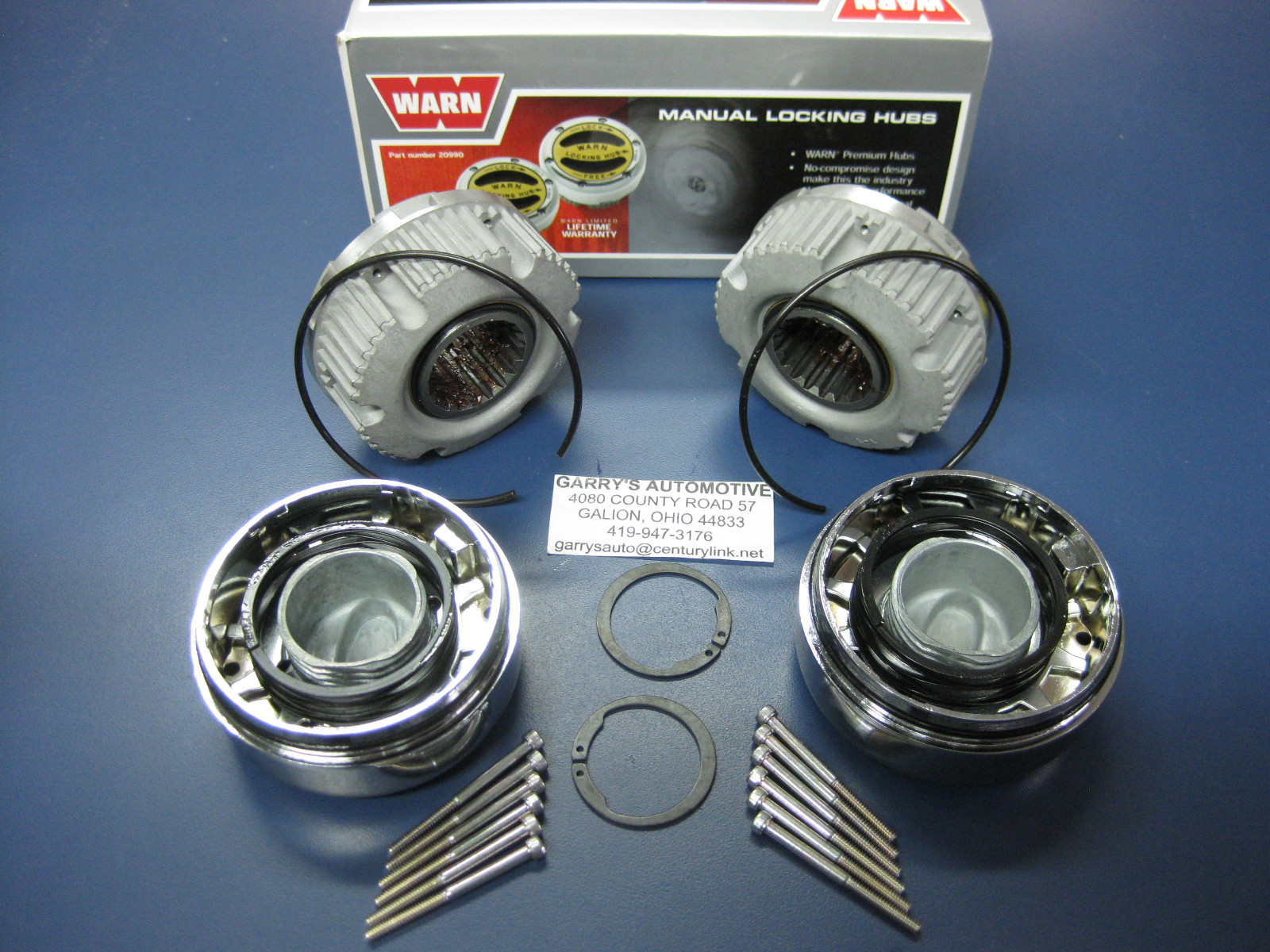 New Warn 20990 4wd Premium Manual Locking Hubs Dana 1944 Spicer Front