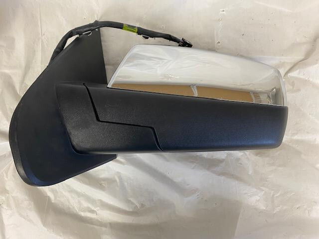 Driver Side Left Mirror Glass For 2007-2014 Chevy Silverado, GMC Sierra, Suburban, Tahoe – Adhesive, Flat, Real Glass