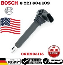 ✅GENUINE Single BOSCH Ignition Coil For 2004-2018 WV AUDI I4 I5 V10 # 0221604109