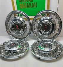 1988 1988 2014 Oldsmobile Wire Hubcap Wheel Cover Set Of 4 Oem Used #22531288