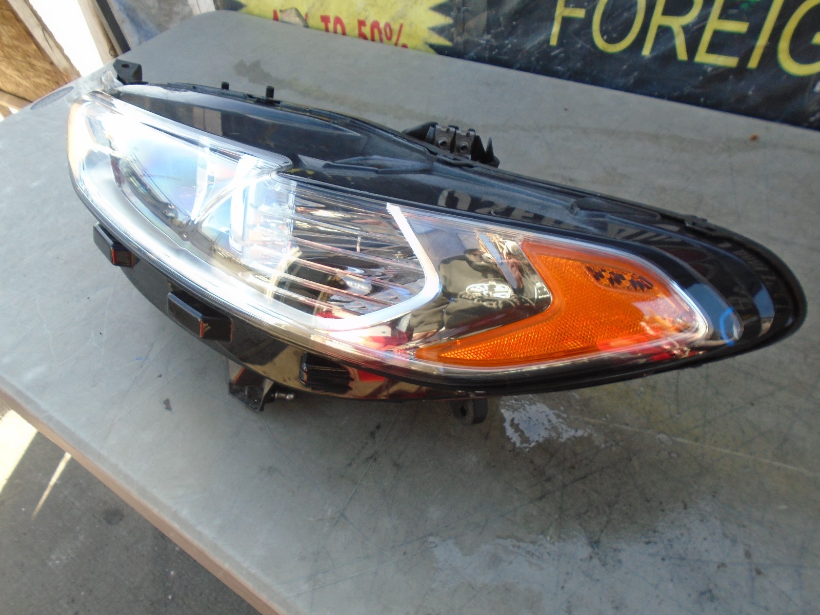 Used Oem Headlight Ford Fusion 1316 Left Headlight Lamp Headlamp for