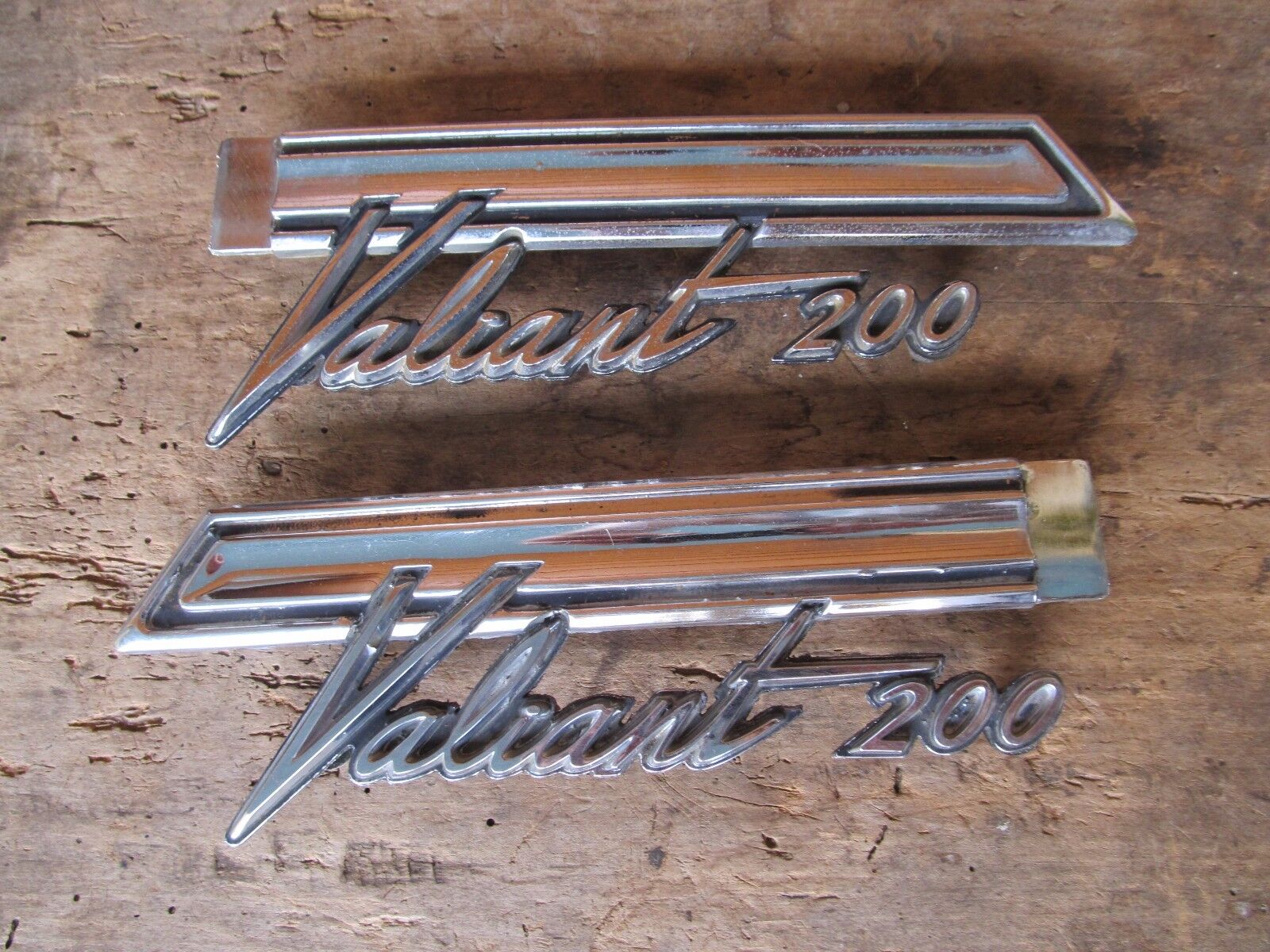 Used 1967 Plymouth Valiant 200 Quarter Panel Emblem Pair for Sale ...