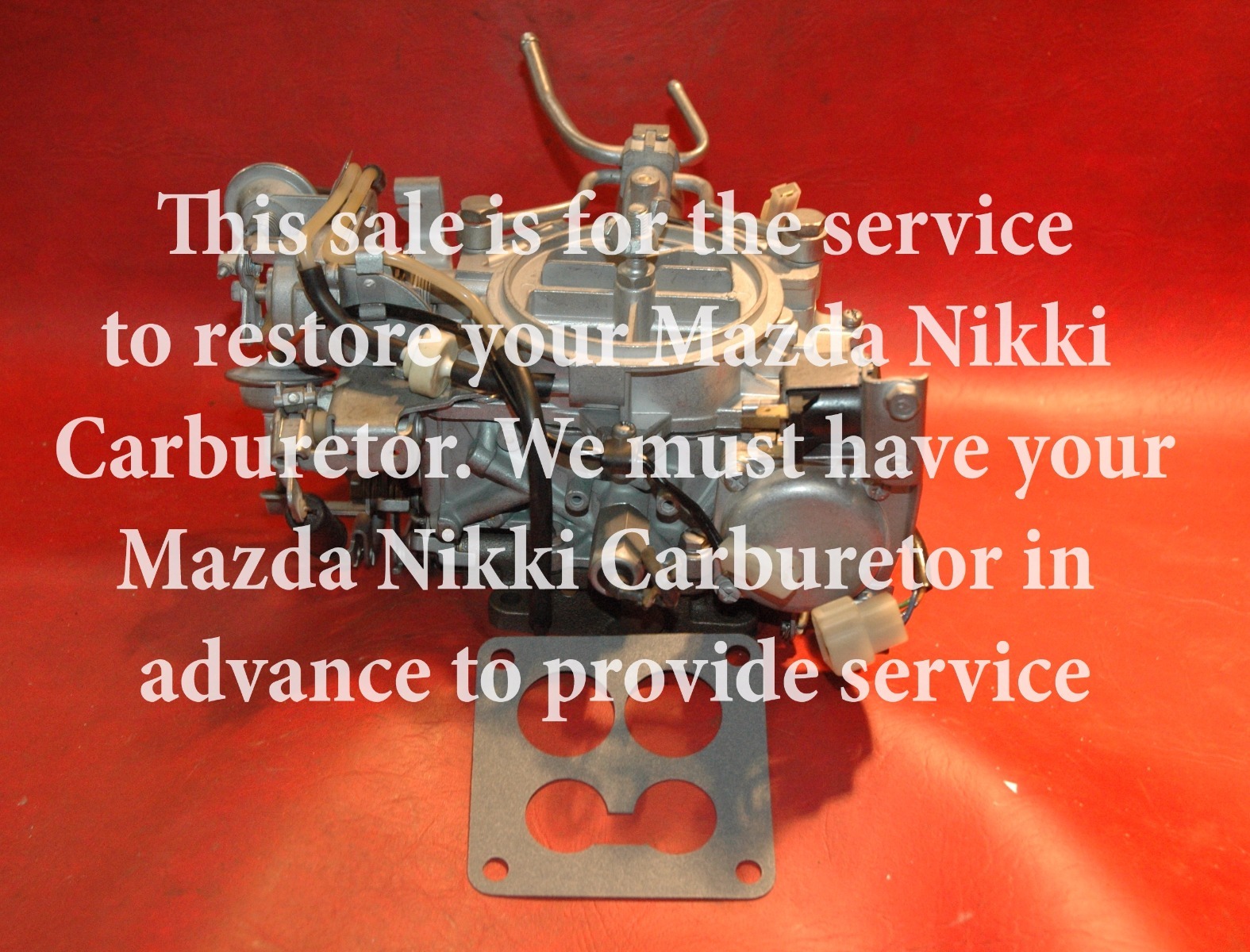 Remanufactured ******your****** 198385 Mazda Nikki Carburetor Rebuilt Rx7 Year Warranty Nice