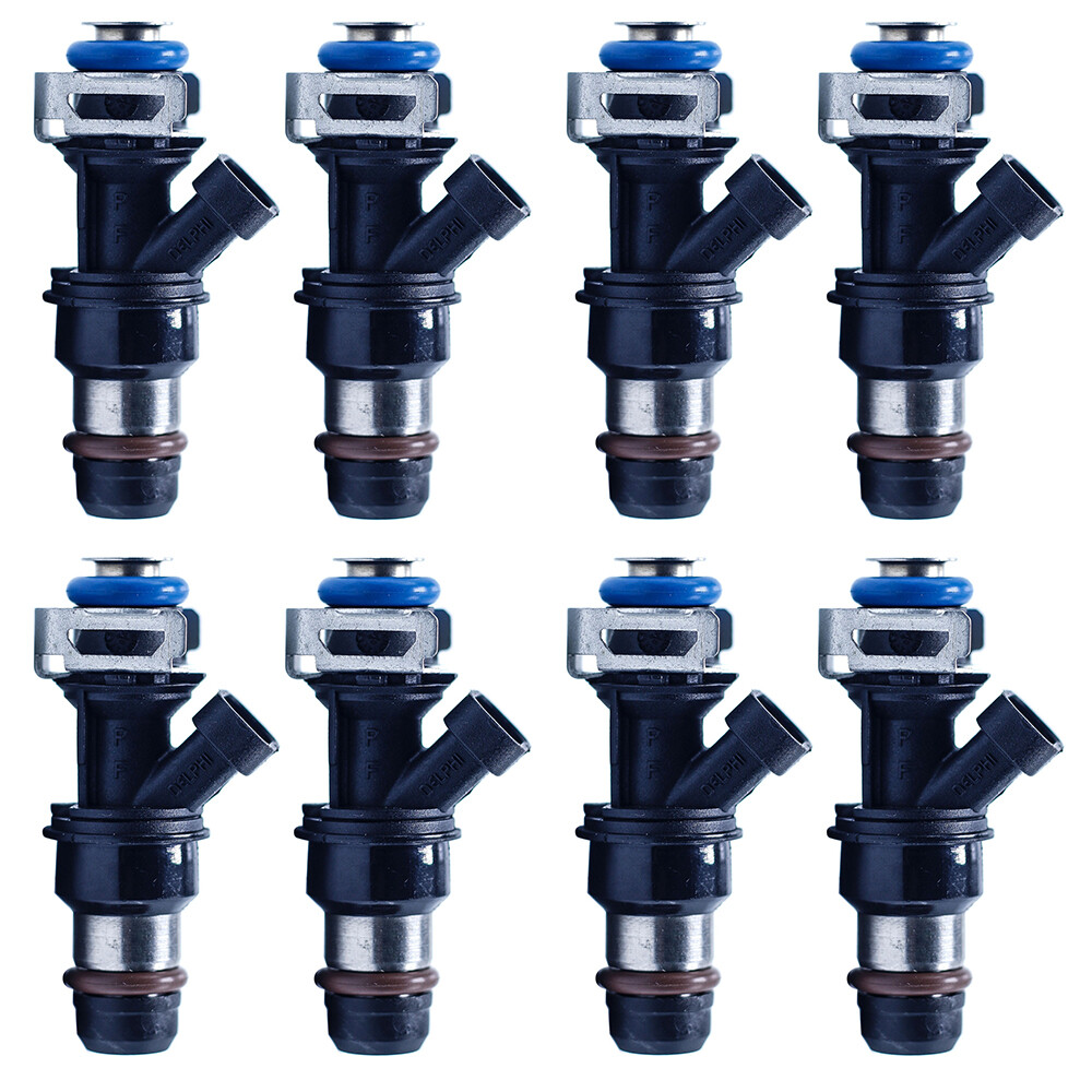 Remanufactured 8- Turbo 70lb Fuel Injectors For 4.8 5.3 6.0 Decapped V8 ...