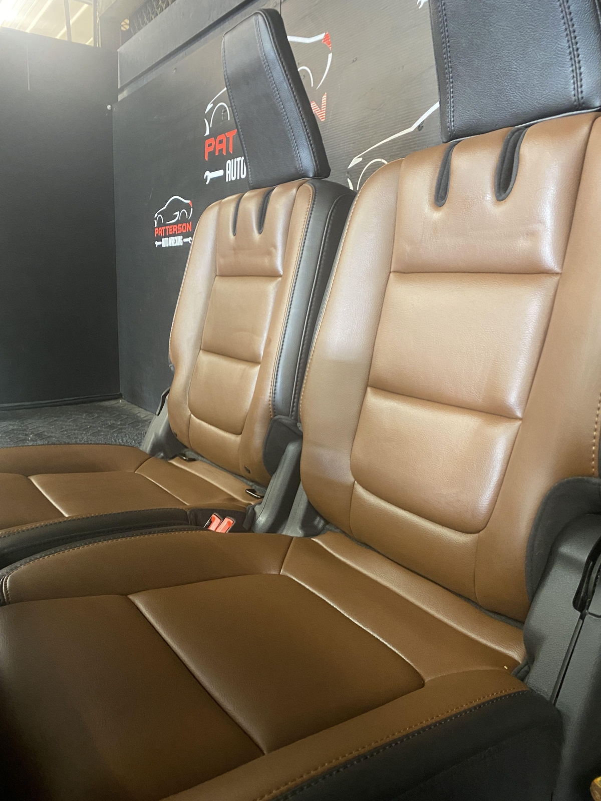 Used 2013 Ford Explorer Set Of Front 2nd 3rd Row Of Seats Black/brown Leather Cq for Sale