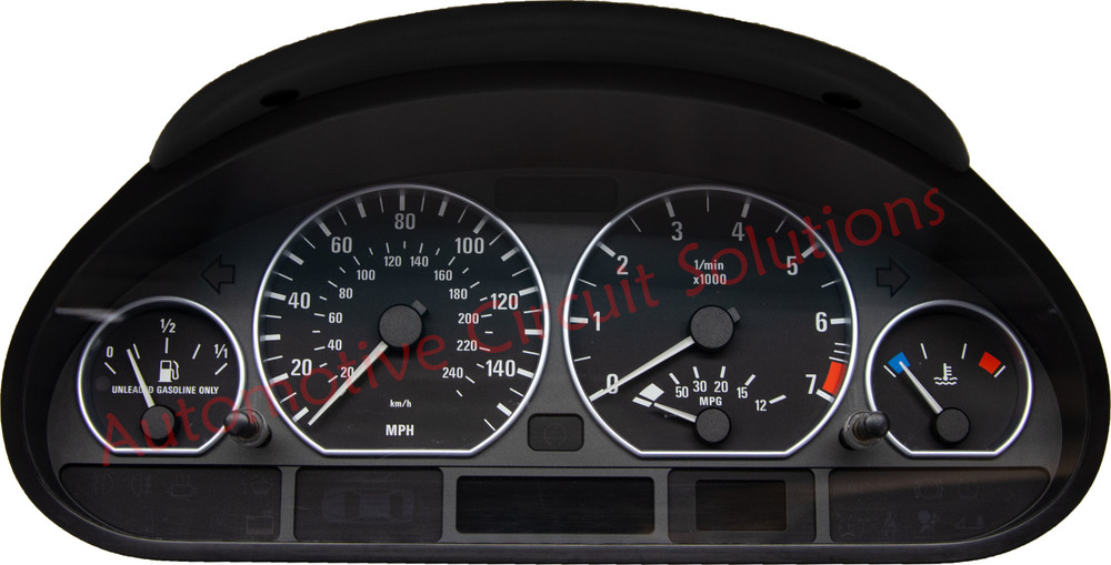 Remanufactured 1999-2006 Bmw (e46) 325 328 330 M3 Instrument Gauge ...
