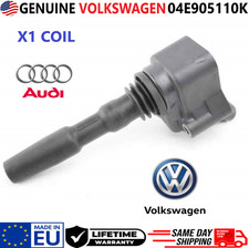 GENUINE VW x1 Ignition Coil For 2014-2020 Audi Volkswagen Golf Jetta, 04E905110K