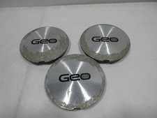 1993-1997 GEO PRIZM WHEEL COVER CENTER HUB CAP SET of THREE (3) 94853749 OEM