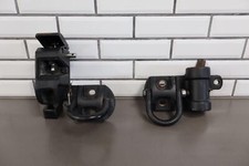 2003-2007 Hummer H2 SUV Pair Rear OEM Tow Hooks W/ Exterior Spare Tire Hinge/Latch