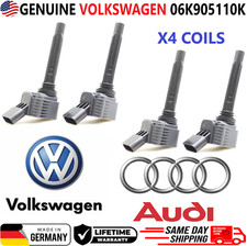GENUINE Ignition Coils For 2013-2020 Volkswagen Audi 1.4L 1.8L 2.0L, 06K905110K