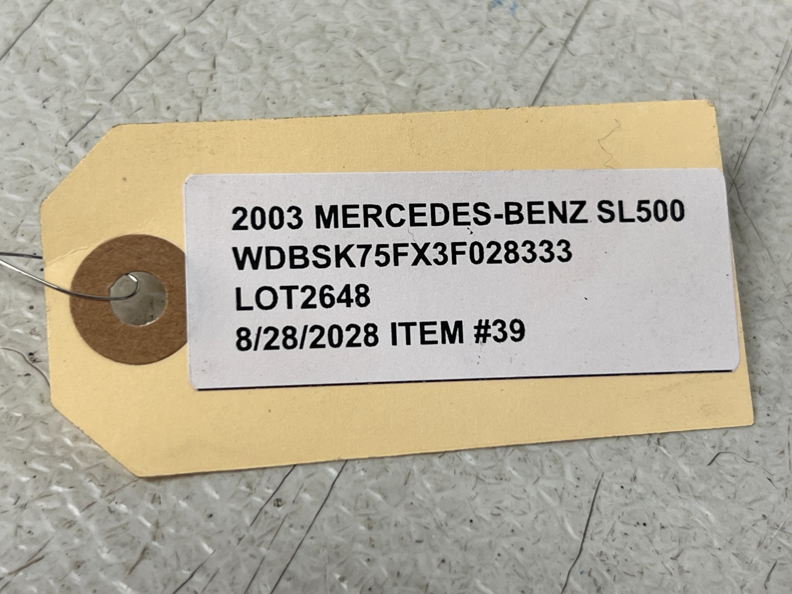 Sl500 Key Used ⭐2003-2006 Mercedes Sl500 Smart Keyless Entry Key Fob Remote ...
